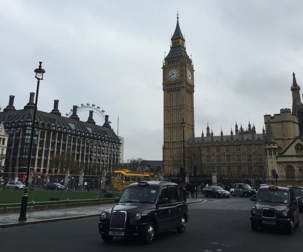 A photo of Big Ben from Parliament Square